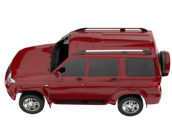 Realistic SUV isolated on transparent background. 3d rendering - illustration png