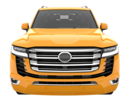 Realistic SUV isolated on transparent background. 3d rendering - illustration png