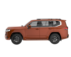 realistischer suv isoliert auf transparentem hintergrund. 3D-Rendering - Abbildung png