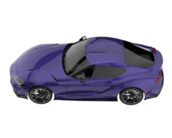 Sport car isolated on transparent background. 3d rendering - illustration png