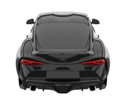 voiture de sport isolée sur fond transparent. rendu 3d - illustration png