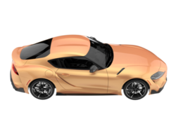 sport auto geïsoleerd Aan transparant achtergrond. 3d renderen - illustratie png