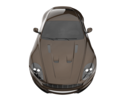 carro esporte isolado em fundo transparente. renderização 3D - ilustração png