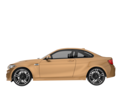 Sport car isolated on transparent background. 3d rendering - illustration png