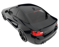 Sport car isolated on transparent background. 3d rendering - illustration png