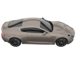 carro esporte isolado em fundo transparente. renderização 3D - ilustração png