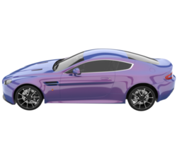 carro esporte isolado em fundo transparente. renderização 3D - ilustração png