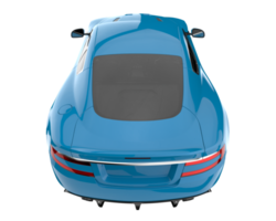 Sport car isolated on transparent background. 3d rendering - illustration png