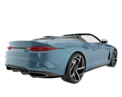 Sport car isolated on transparent background. 3d rendering - illustration png