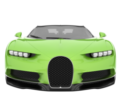 Sport car isolated on transparent background. 3d rendering - illustration png