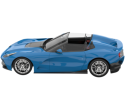 Sport car isolated on transparent background. 3d rendering - illustration png