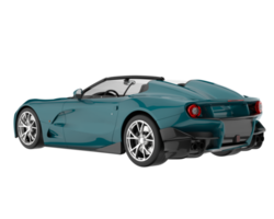 Sport car isolated on transparent background. 3d rendering - illustration png