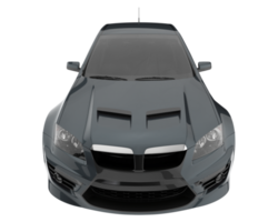 Sport car isolated on transparent background. 3d rendering - illustration png