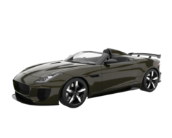 Sport car isolated on transparent background. 3d rendering - illustration png