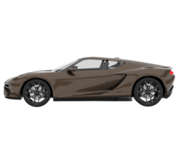 voiture de sport isolée sur fond transparent. rendu 3d - illustration png