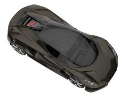 voiture de sport isolée sur fond transparent. rendu 3d - illustration png