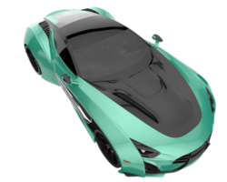 carro esporte isolado em fundo transparente. renderização 3D - ilustração png