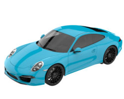 Sport car isolated on transparent background. 3d rendering - illustration png