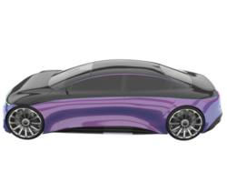 voiture de sport isolée sur fond transparent. rendu 3d - illustration png