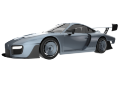 voiture de sport isolée sur fond transparent. rendu 3d - illustration png