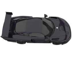 voiture de sport isolée sur fond transparent. rendu 3d - illustration png