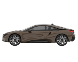 Sport car isolated on transparent background. 3d rendering - illustration png