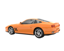 Sport car isolated on transparent background. 3d rendering - illustration png