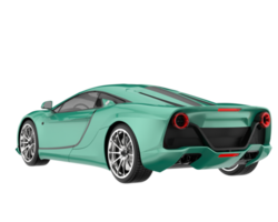 Sport car isolated on transparent background. 3d rendering - illustration png