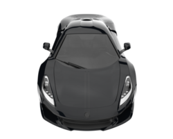 voiture de sport isolée sur fond transparent. rendu 3d - illustration png