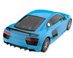 carro esporte isolado em fundo transparente. renderização 3D - ilustração png