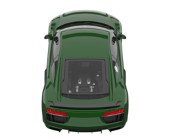 Sport car isolated on transparent background. 3d rendering - illustration png