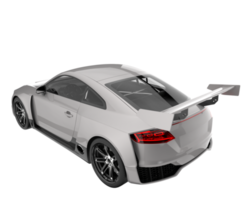 voiture de sport isolée sur fond transparent. rendu 3d - illustration png