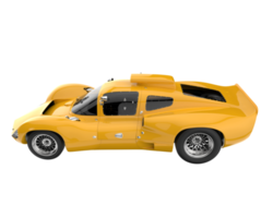 Sport car isolated on transparent background. 3d rendering - illustration png