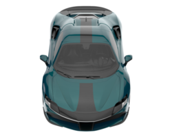 Sport car isolated on transparent background. 3d rendering - illustration png