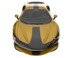 Sport car isolated on transparent background. 3d rendering - illustration png