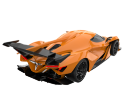 Sport car isolated on transparent background. 3d rendering - illustration png