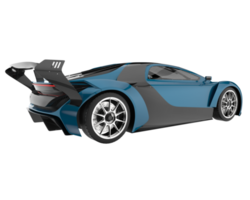 Sport car isolated on transparent background. 3d rendering - illustration png