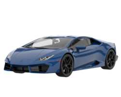 Sport car isolated on transparent background. 3d rendering - illustration png