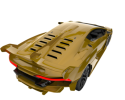 sport auto geïsoleerd Aan transparant achtergrond. 3d renderen - illustratie png