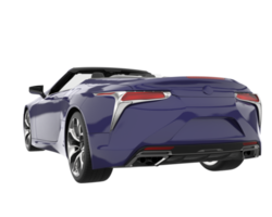 Sport car isolated on transparent background. 3d rendering - illustration png