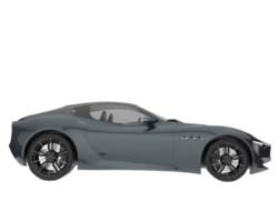 carro esporte isolado em fundo transparente. renderização 3D - ilustração png