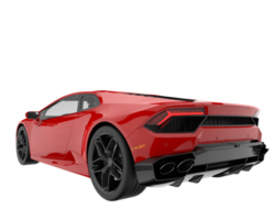 Sport car isolated on transparent background. 3d rendering - illustration png