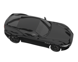 Sport car isolated on transparent background. 3d rendering - illustration png