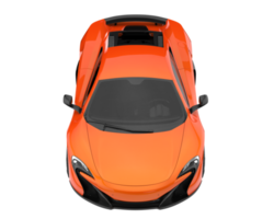 Sport car isolated on transparent background. 3d rendering - illustration png