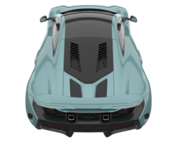 Sport car isolated on transparent background. 3d rendering - illustration png