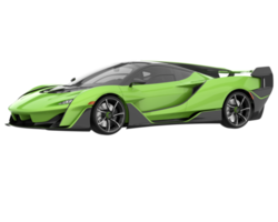 Sport car isolated on transparent background. 3d rendering - illustration png