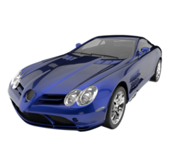 carro esporte isolado em fundo transparente. renderização 3D - ilustração png