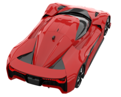 Sport car isolated on transparent background. 3d rendering - illustration png