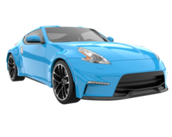 Sport car isolated on transparent background. 3d rendering - illustration png