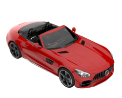 voiture de sport isolée sur fond transparent. rendu 3d - illustration png